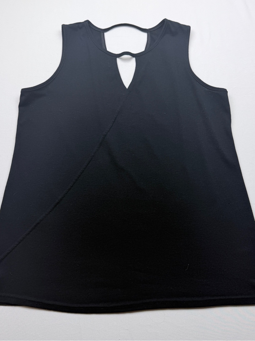 Poetry Black Sleeveless Tank Top